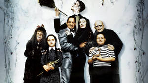 The Addams Family Portrait Wallpaper