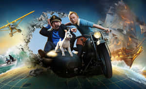 The Adventures Of Tintin 3d Animation Wallpaper