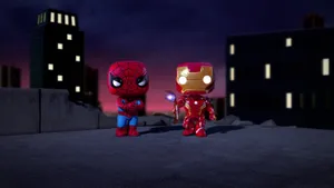 The Amazing Spider Man And Iron Man, Protecting The World Wallpaper