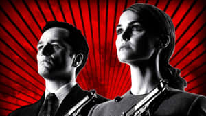 The Americans T V Show Promo Art Wallpaper