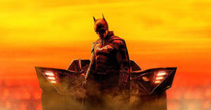 The Batman 2022 Batmobile Wallpaper