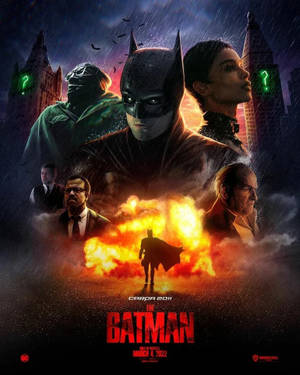 The Batman 2022 Movie Poster Wallpaper