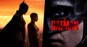 The Batman 2022 Split Poster Wallpaper
