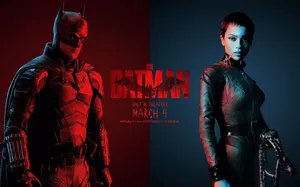 The Batman And Catwoman 2022 Poster Wallpaper