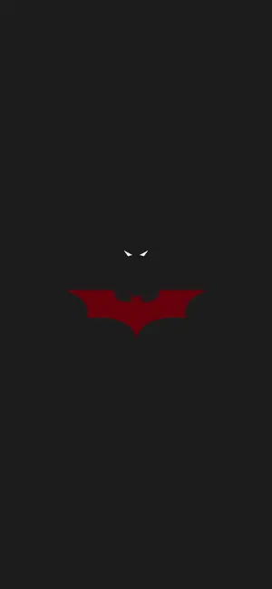 The Batman Iphone Red Bat Wallpaper