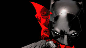 The Batman Red And Black Wallpaper