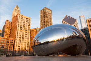 The Bean Chicago During Afternoon Wallpaper