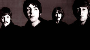 The Beatles Dramatic Wallpaper