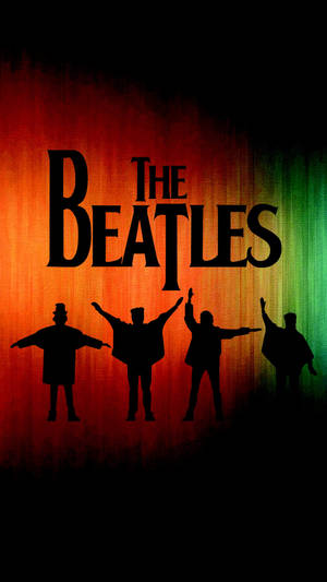 The Beatles Silhouette Art Wallpaper