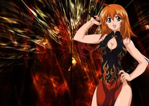 The Beautiful Hakufu Sonsaku Of Ikki Tousen Wallpaper