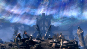 The Beautiful View Of Whiterun In Skyrim Wallpaper