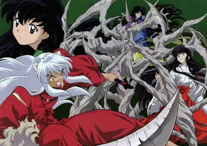 The Beautiful World Of Inuyasha Comes Alive In 4k Wallpaper