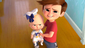 The Boss Baby Frowning Sailor Wallpaper