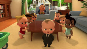 The Boss Baby On Conference Meeting Wallpaper