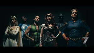 The Boys Superhero Cast Wallpaper