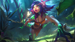 The Brave And Lively Neeko From League Of Legends Wallpaper