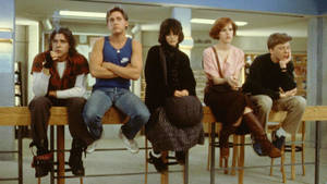 The Breakfast Club Movie Library Scene Wallpaper