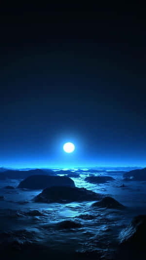 The Breathtaking Beauty Of A Cool Full Moon Wallpaper