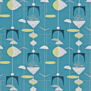 The Bright Colors Of Vintage 60s Wallpaper