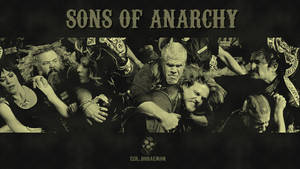 The Cast Of Sons Of Anarchy In All Its Glory Wallpaper