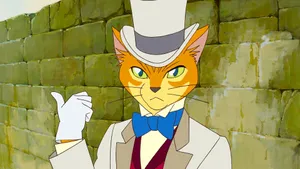 The Cat Returns - A Magical Adventure With Baron And Haru Wallpaper