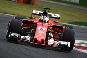 The Champion On Wheels, Sebastian Vettel Wallpaper