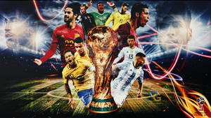 The Champions At Fifa World Cup Wallpaper