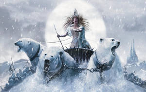 The Chronicles Of Narnia Witch Chariot Wallpaper