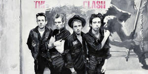 The Clash Digitally Modified Essential Album Wallpaper