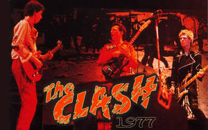 The Clash Uk Tour 1977 Wallpaper