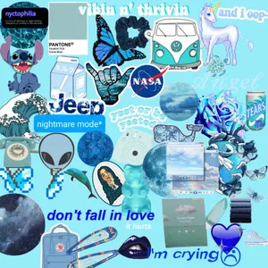 The Color And Beauty Of Hidden Blue Things Wallpaper