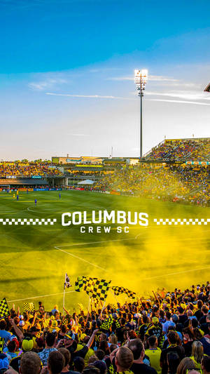 The Columbus Crew Are Playing At The Historic Crew Stadium Wallpaper