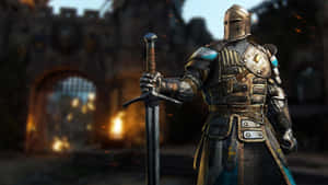 The Conqueror Of For Honor- A Warden Wallpaper