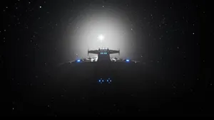 'the Contradictory Beauty Of Black And White Space' Wallpaper