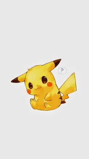 The Cutest Little Baby Pikachu Hugging A Poké Ball Wallpaper