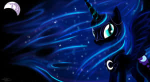 The Dark Element Of The Night Sky - Nightmare Moon Wallpaper