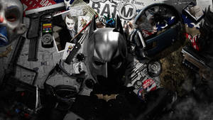The Dark Knight Mixed Art Wallpaper