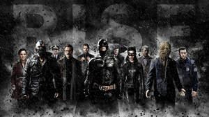 The Dark Knight Trilogy Characters Teaser Wallpaper