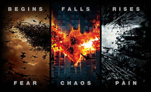The Dark Knight Trilogy Collage Wallpaper