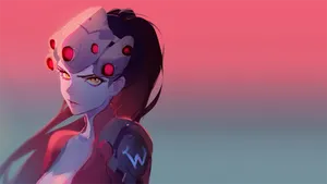 The Deadly Widowmaker Has Overwatch In Her Sights. Wallpaper