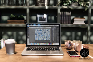 The Definitive Workspace: Powerful Laptop With Multiple Applications Wallpaper