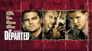 The Departed Maroon Movie Poster Wallpaper