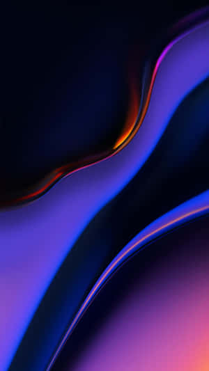 The Distinctive Pattern Of Blue Amoled Technology Wallpaper