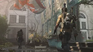 The Division 2 Building Exploration Wallpaper
