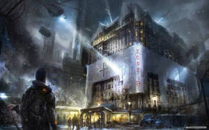The Division 2 Evacuation Building Wallpaper
