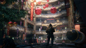 The Division 4k Chinese Temple Wallpaper