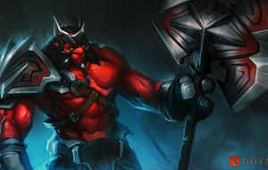 The Dreaded Axe Of Dota 2 Wallpaper