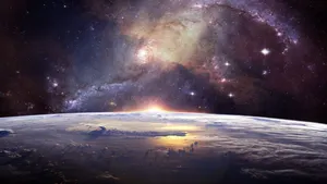 The Earth Is Seen From Space Wallpaper