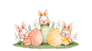 The Easter Bunny Is Here! Wallpaper