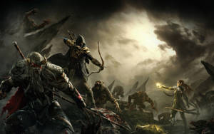 The Elder Scrolls Online Battle Wallpaper
